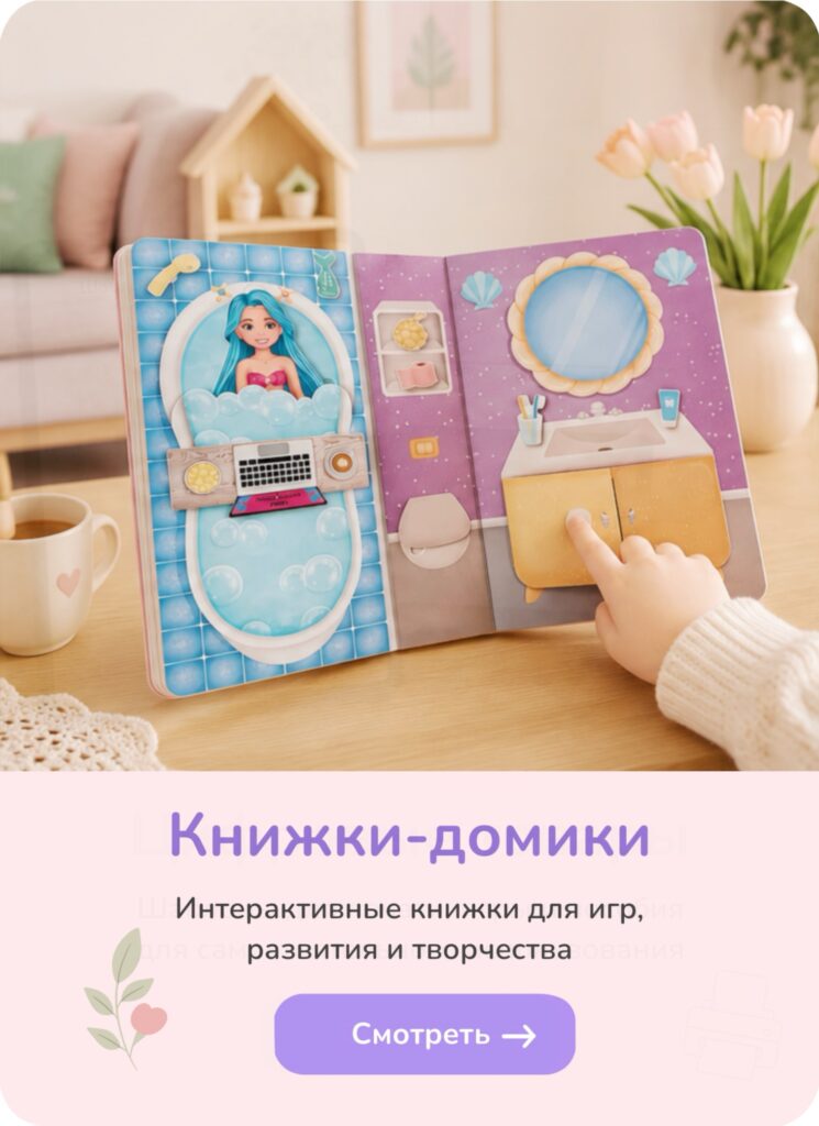 Книжки-домики от Bondybook